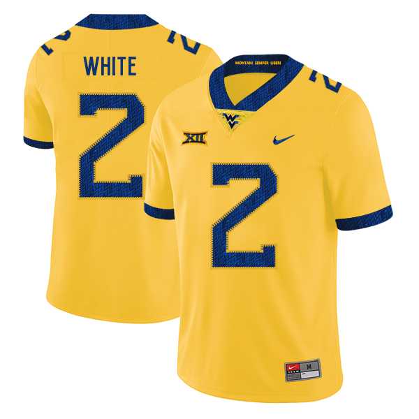West Virginia Mountaineers 2 Ka'Raun White Yellow College Football Jersey Dzhi,We sell and wholesale West Virginia Mountaineers 2 Ka'Raun White Yellow College Football Jersey Dzhi on line form chian!